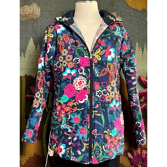Johnny Was Mauri Reversible Puffer Jacket XS - Picture 2 of 16
